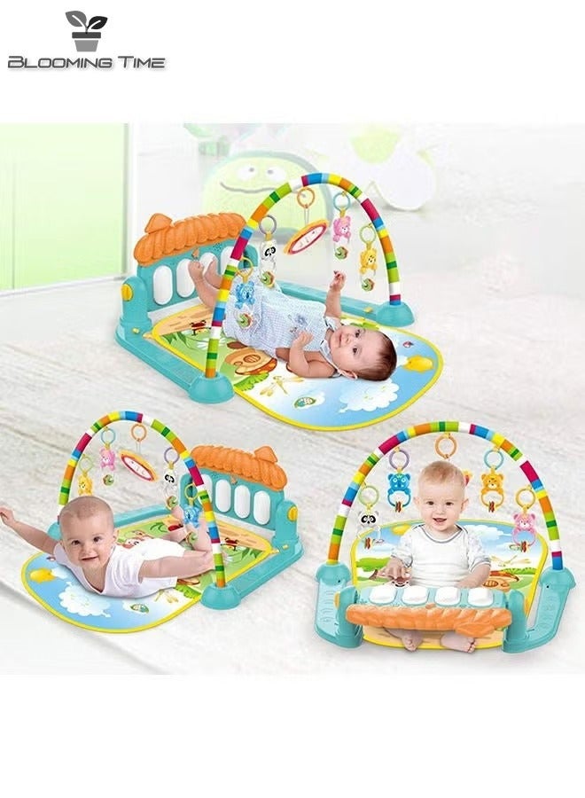 Baby Fitness Frame Pedal Piano Toy Children's Baby Music Crawling Mat Fitness Device 0-36 Months Old