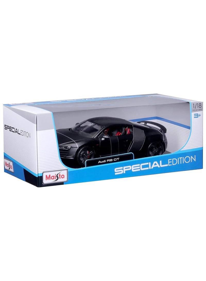 Maisto Audi R8 1:18 Diecast Car Black Color