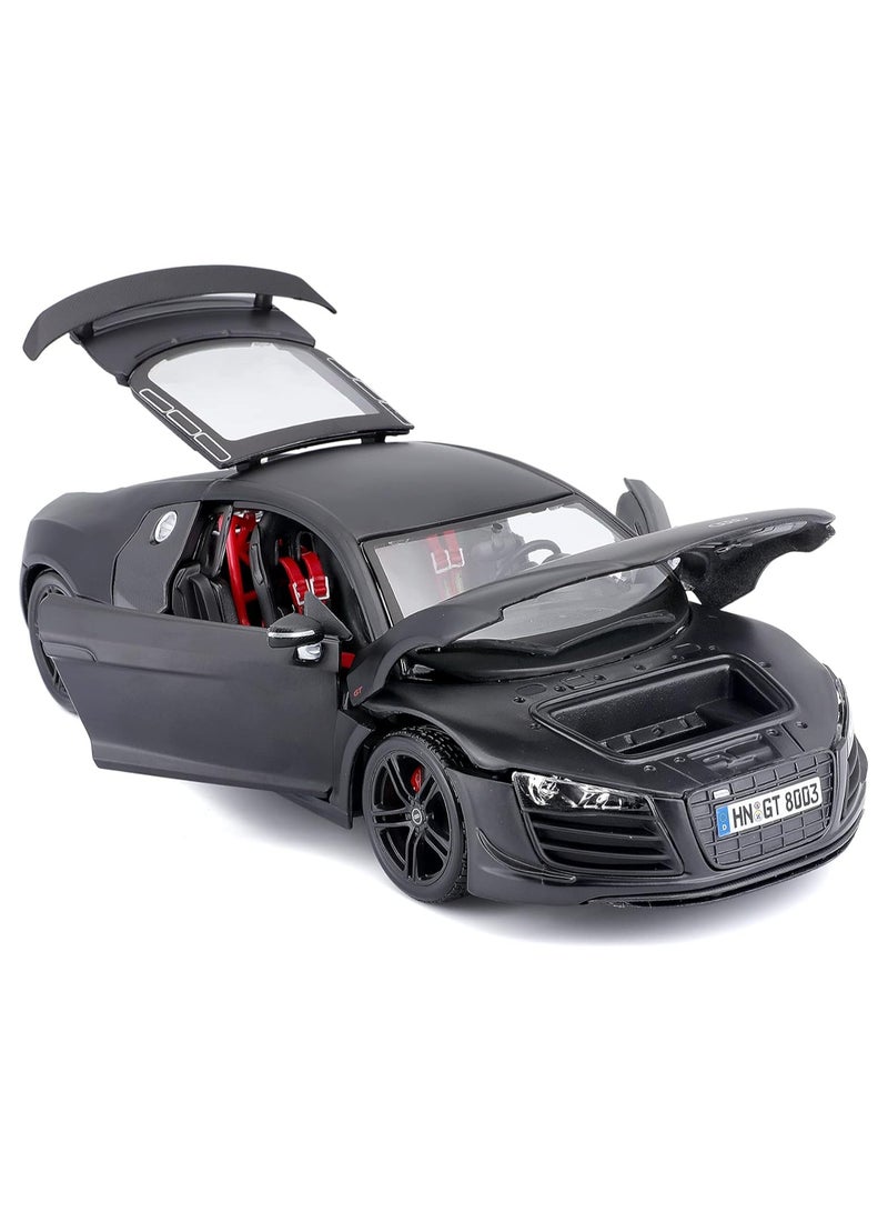 Maisto Audi R8 1:18 Diecast Car Black Color