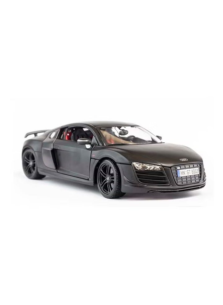 Maisto Audi R8 1:18 Diecast Car Black Color