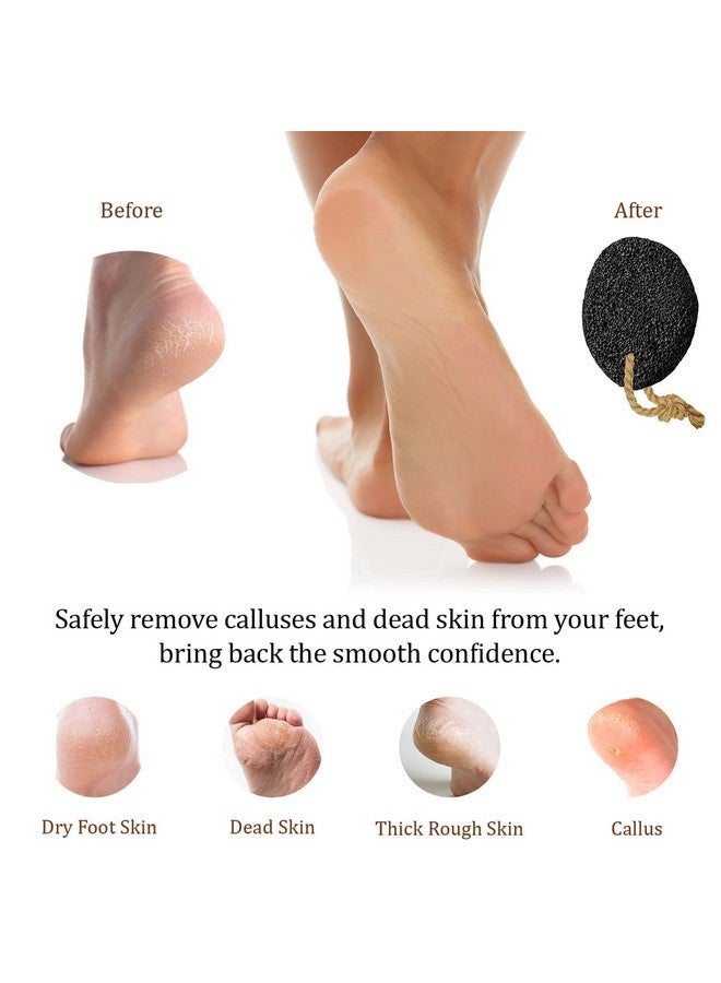 Pumice Stone Natural Earth Lava Black Callus/Corn Remover For Feet Heels And Palm Pedicure Exfoliation Tool Dry Dead Skin Scrubber Health Foot Care