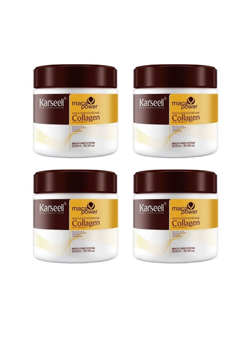 Karseell Collagen Hair Mask 4 Pack - 500ml