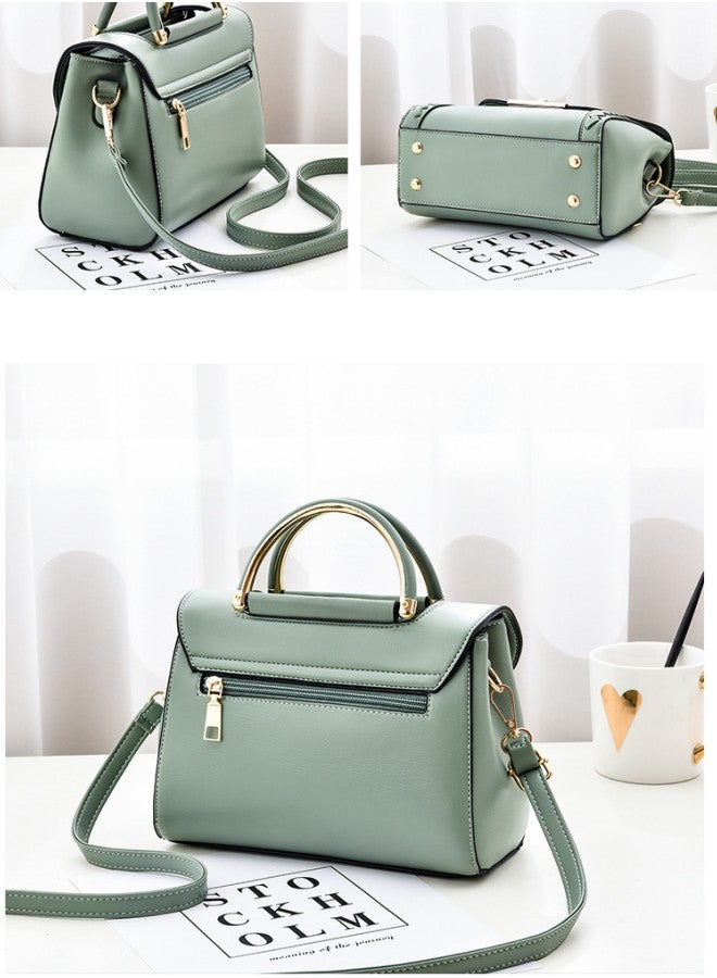 Women's Popular Shoulder Bag, Ladies New Elegant Crossbody Bag Sling Bag, Versatile Simple Small Square Bag Gift Bag，Popular Messenger Bag Women's New Single Shoulder Messenger Bag(Green)