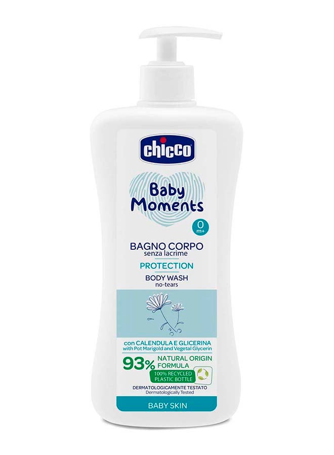 Baby Moments Body Wash No-Tears Protection For Baby Skin 0M+ 750Ml