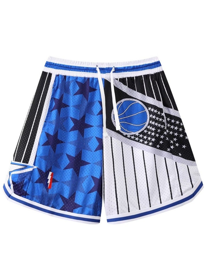 New Quarter Double Layered Mesh Sports Basketball Shorts