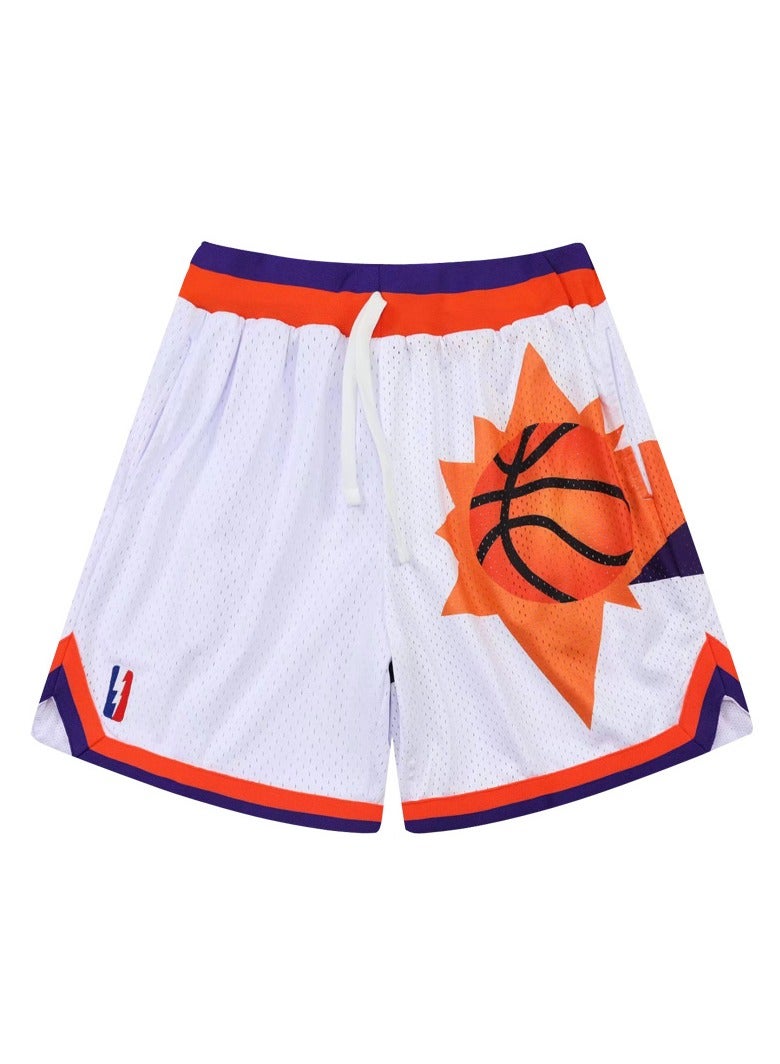 New Quarter Double Layered Mesh Sports Basketball Shorts