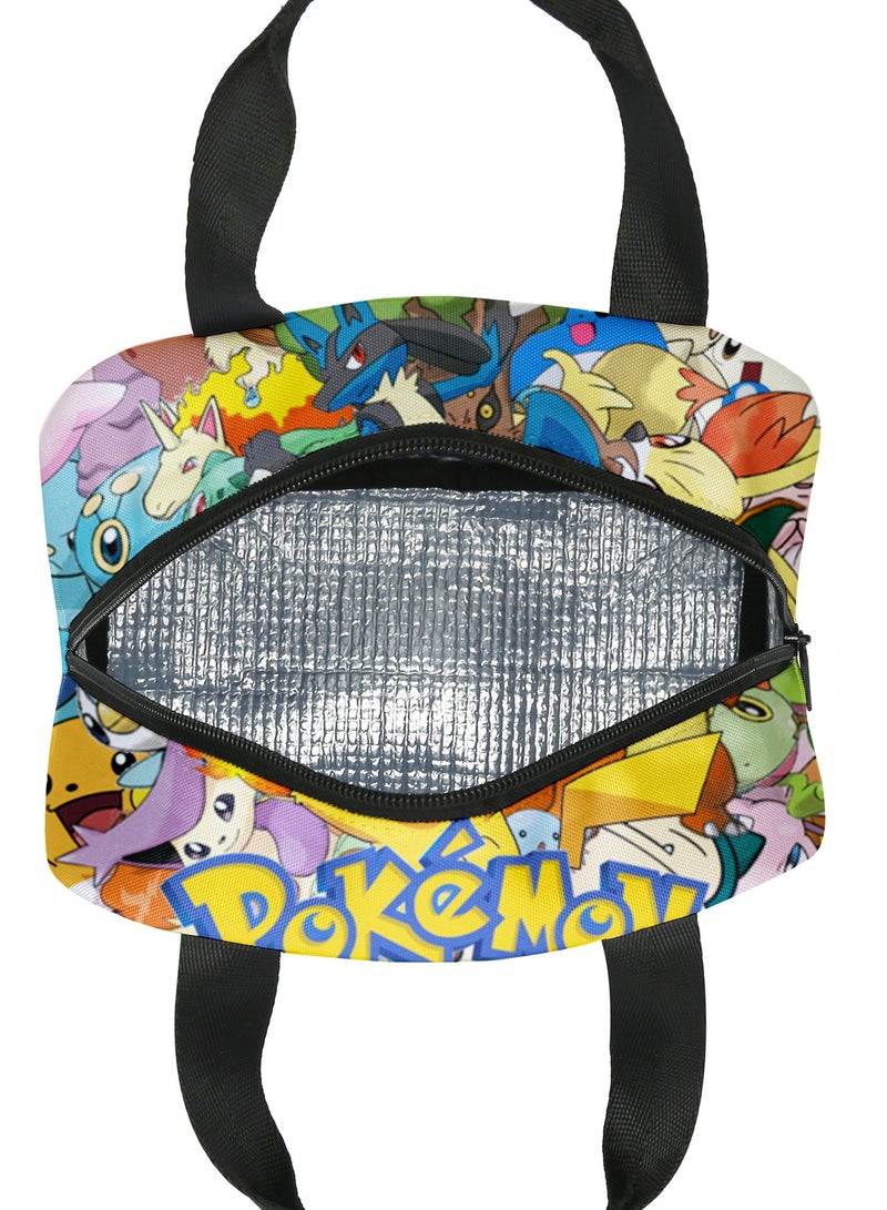 Pikachu Cartoon Lunch Bag Meal Bag