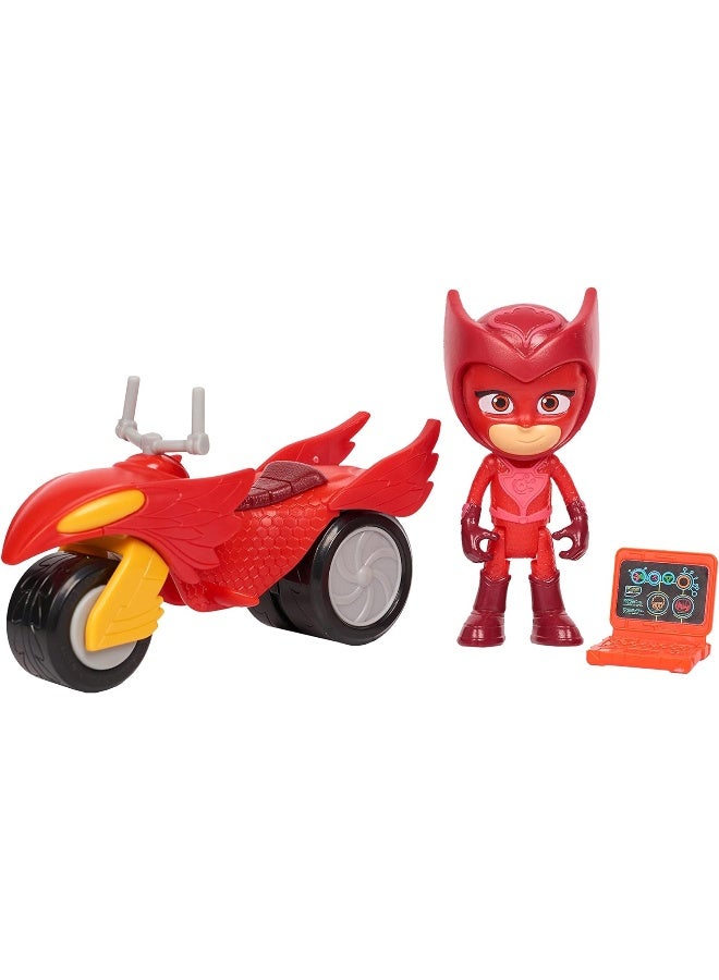 PJ Masks Super Moon Adventure Space Rover, Owlette, Kids Toys for Ages 3 Up by Just Play