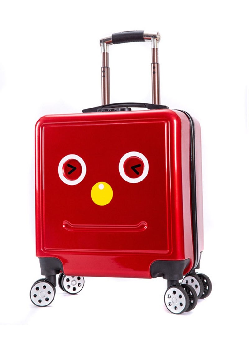 Kids Luggage Travel Suitcase Children's Carry on Luggage 20 inch Cartoon Rolling Trolley Case Ride on Wheeled Suitcase for Children Toddlers Boys Girls