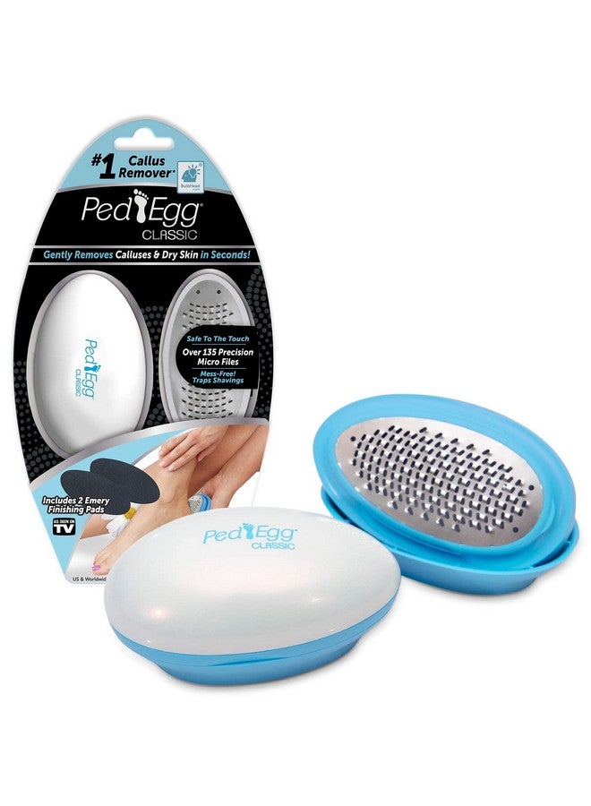 Pedegg Classic Callus Remover As Seen On Tv New Look Safely And Painlessly Remove Tough Calluses & Dry Skin To Reveal Smooth Soft Feet 135 Precision Microblades Traps Shavings Messfree