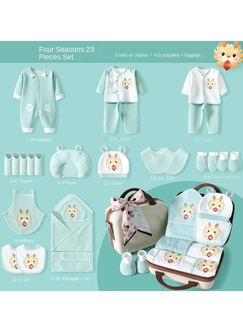 Newborn Baby Gifts Set Newborn Layette Gifts Set Baby Girl Boys Gifts Premium Cotton Baby Clothes Accessories Set