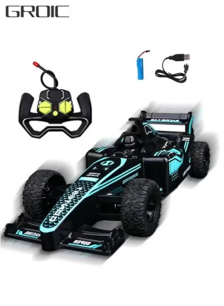 F1 Remote Control Car, Electric RC Car, Rechargeable Remote Control Stunt Car Toys,