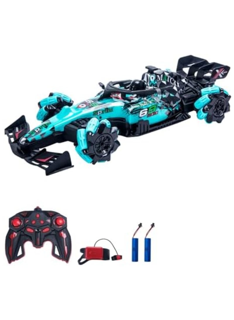 F1 Remote Control Car, Electric RC Car, Rechargeable Remote Control Stunt Car Toys,