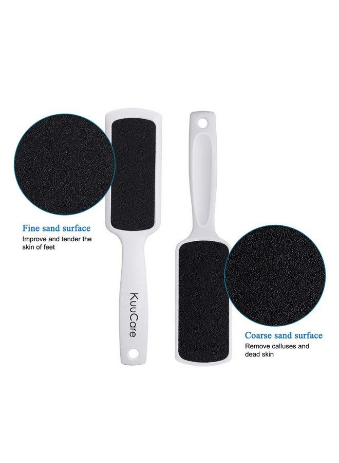 Foot File Callus Remover For Feet Doublesided Colossal Pedicure Tools Foot Rasp Foot Scrubber Dead Skin Exfoliator For Feet (Pack Of 4)