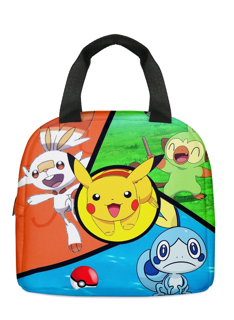 Pikachu Cartoon Lunch Bag Meal Bag
