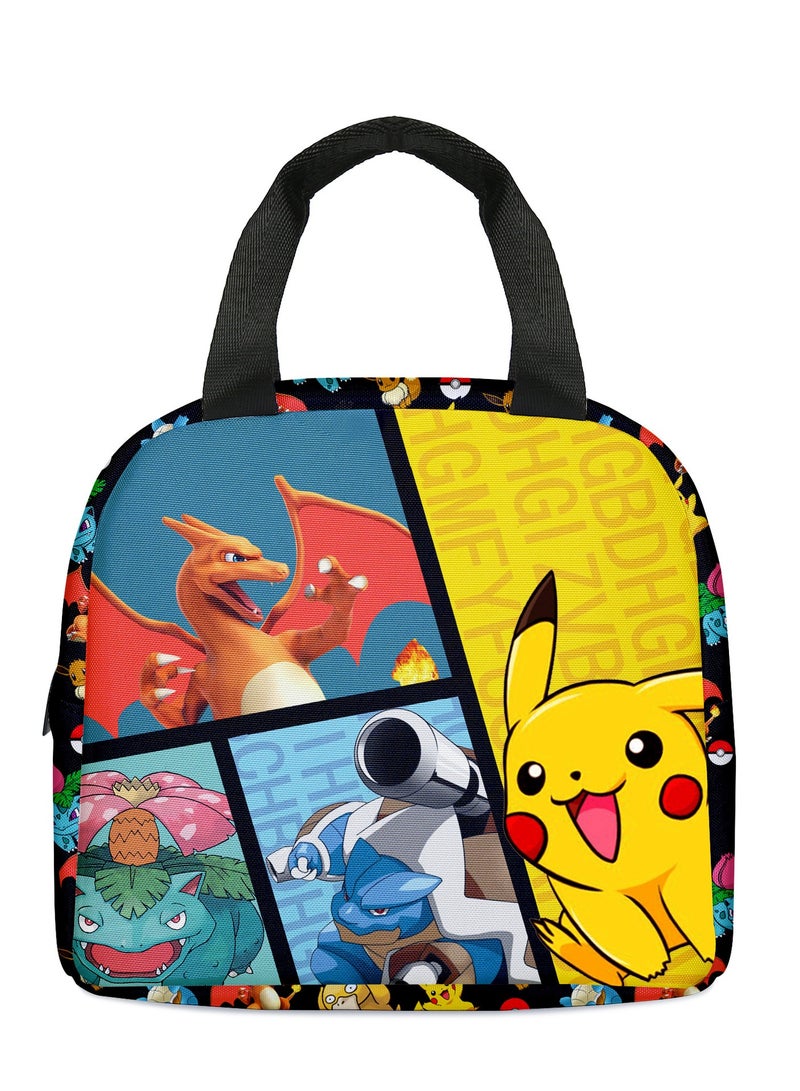 Pikachu Cartoon Lunch Bag Meal Bag