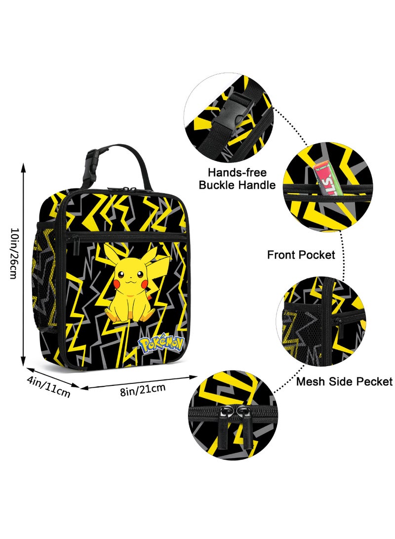 Pikachu Cartoon Lunch Bag Meal Bag