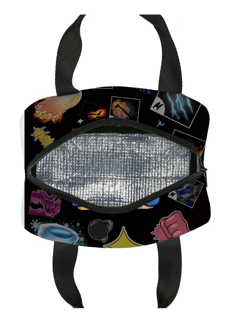 Blox Fruits Cartoon Lunch Bag Meal Bag