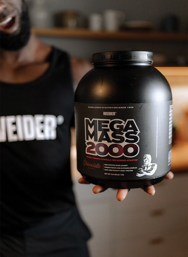 Mega Mass 2000 - 2.7kg Chocolate, High-Calorie Mass Gainer