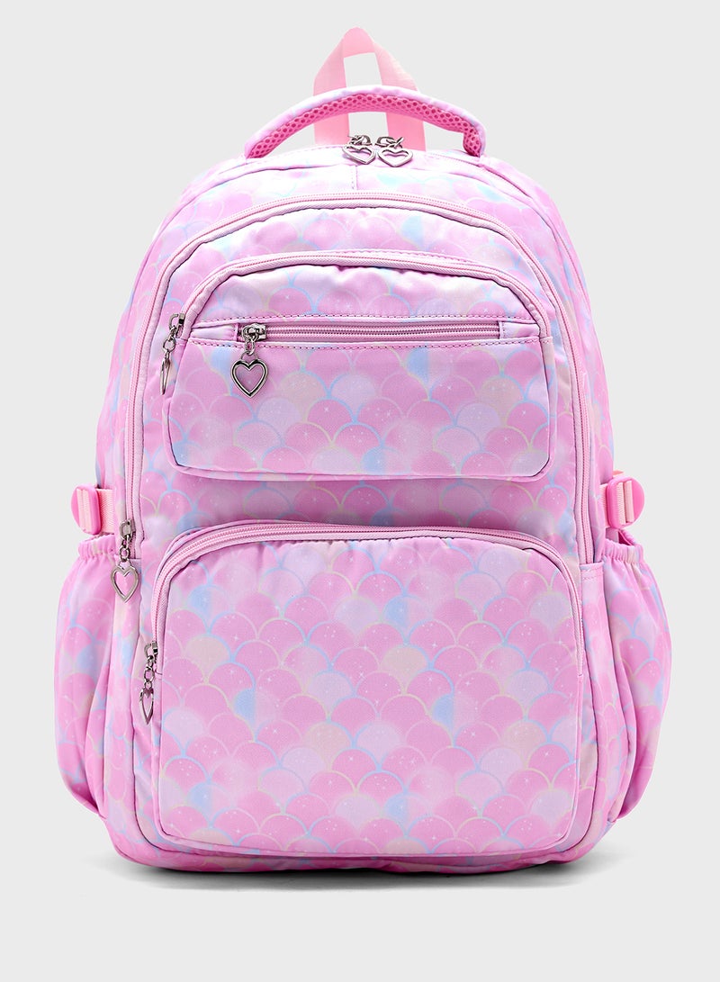 3 Piece Set Laptop Backpack, Lunch Bag And Pencil Case