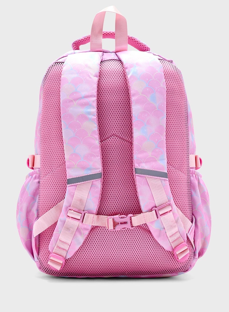 3 Piece Set Laptop Backpack, Lunch Bag And Pencil Case