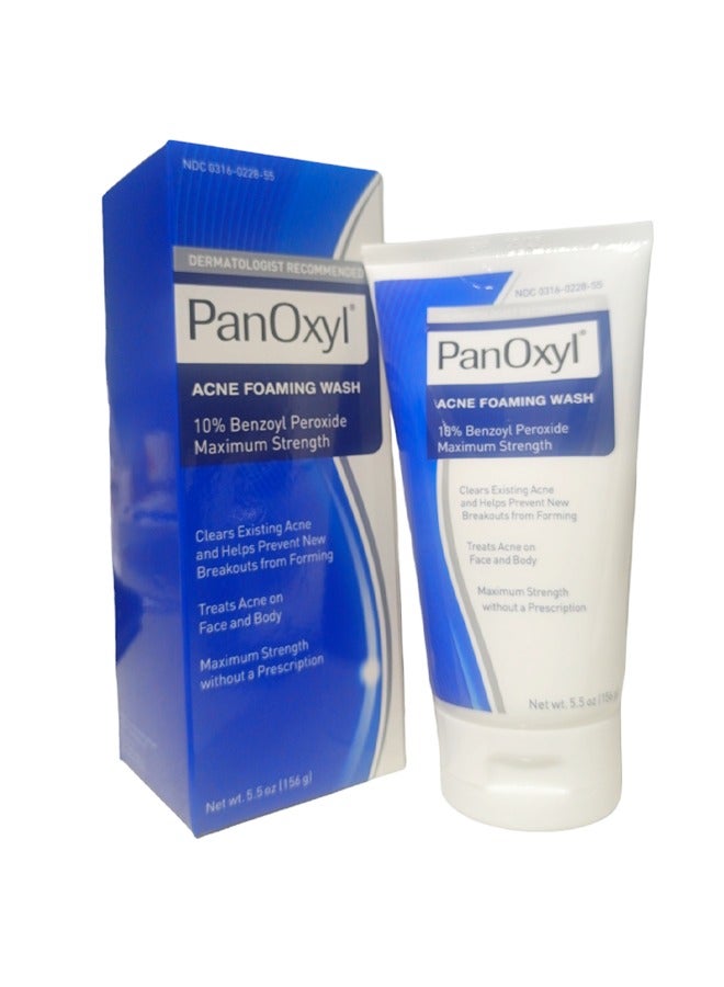 Penoxyl Acne Foaming Wash 10% Benzoyl Peroxide 156 G