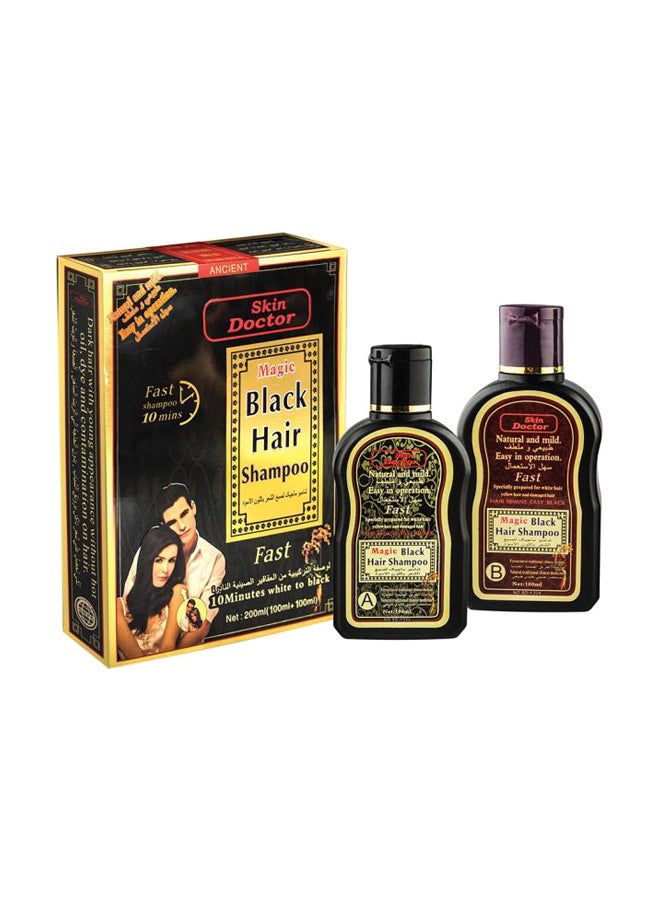 Pack Of 2 A And B Magic Black Hair Shampoo 100ml