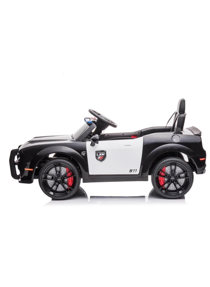 Dodge Challenger SRT Police Car 12V/2M - Black
