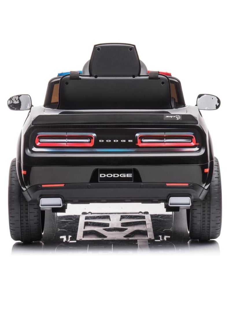 Dodge Challenger SRT Police Car 12V/2M - Black