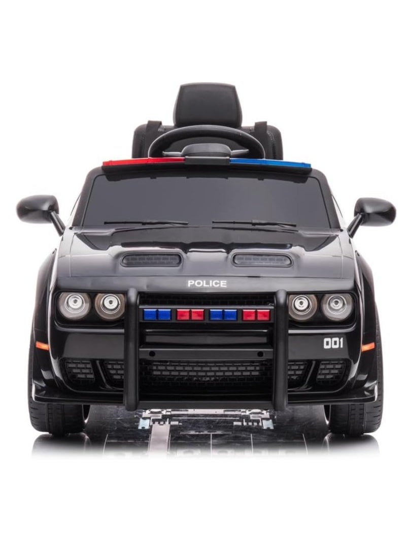 Dodge Challenger SRT Police Car 12V/2M - Black