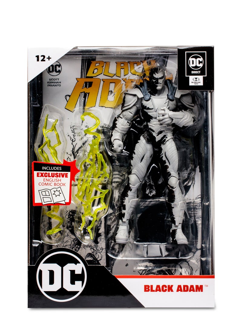 Black Adam Line Art Variant 7 inch Figure