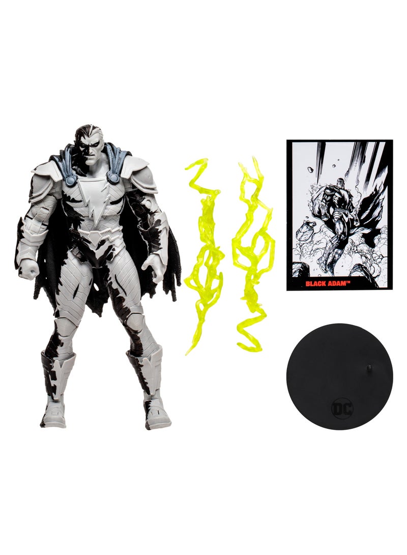 Black Adam Line Art Variant 7 inch Figure