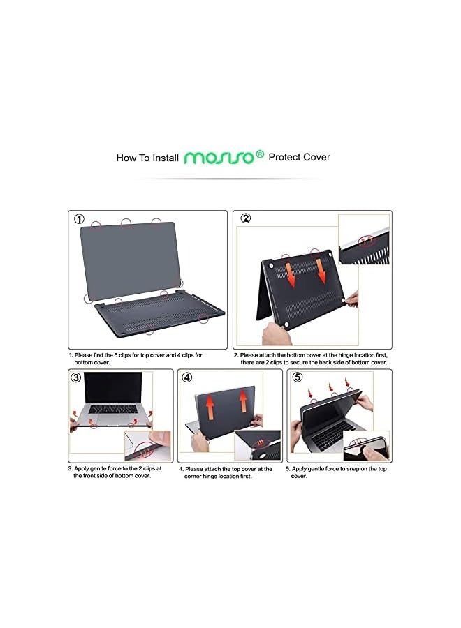 Laptop Sleeve Bag Fits 13-13.3 inch Notebook Computer Water Repellent Protective Case Cover with Pocket, Black