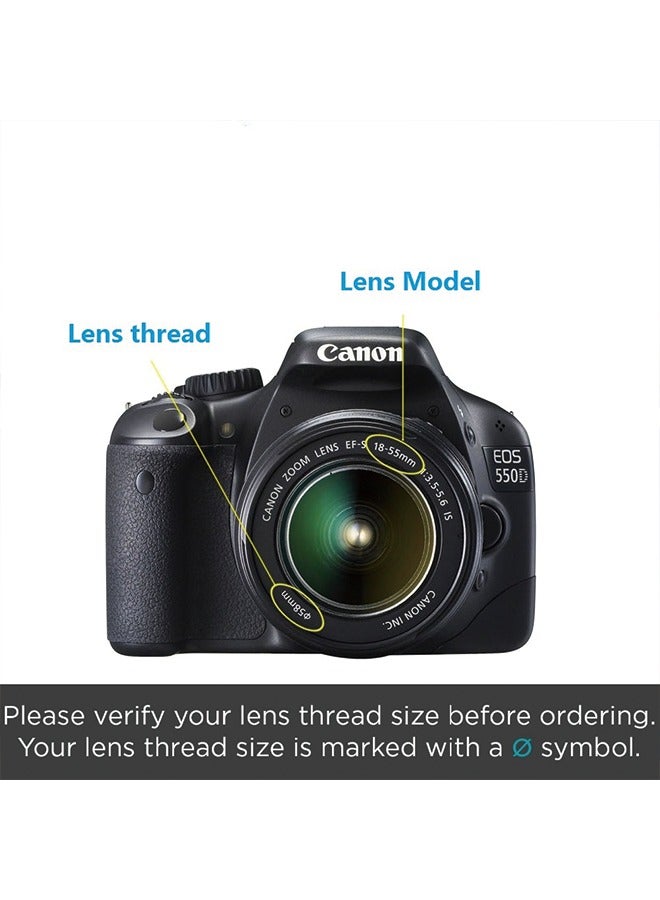 0.43X Wide-Angle and Macro 2-in-1 Auxiliary Lens 52MM