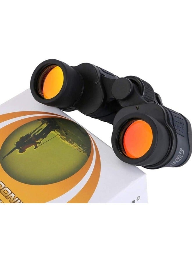 High-Power 60x60 Night Vision Binoculars with Coordinates - HD Red Film Telescope