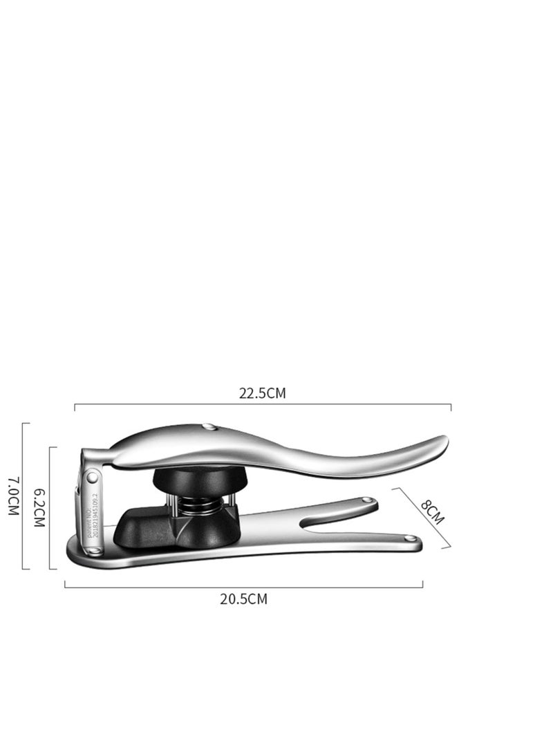 Versatile Stainless Steel Nut Cracker and Chestnut Cutter for Walnuts Pecans Macadamia Hazelnuts and More