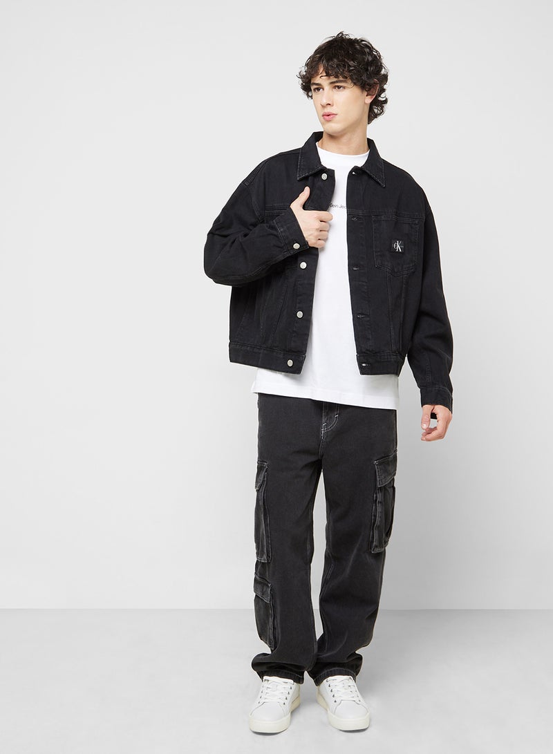 Rinse Wash Relaxed Fit Denim Jacket