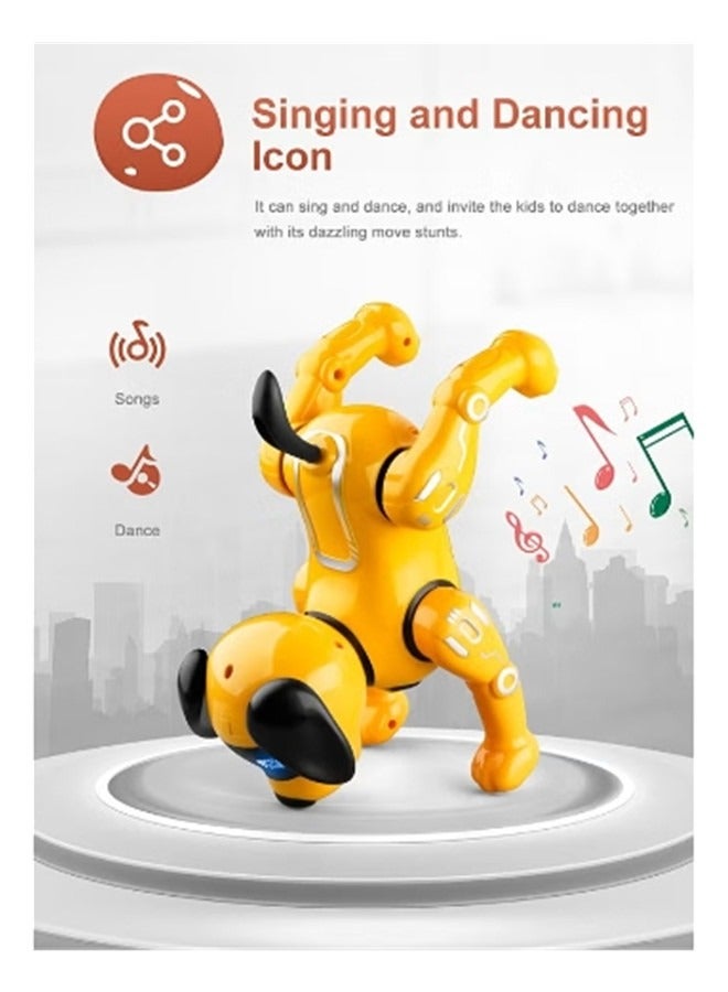 Remote Control Robot Dog - RC Imitate Pet Dog - Music, Dance, Action Programming, Touch Interaction - Smart Puppy - Kid Toy