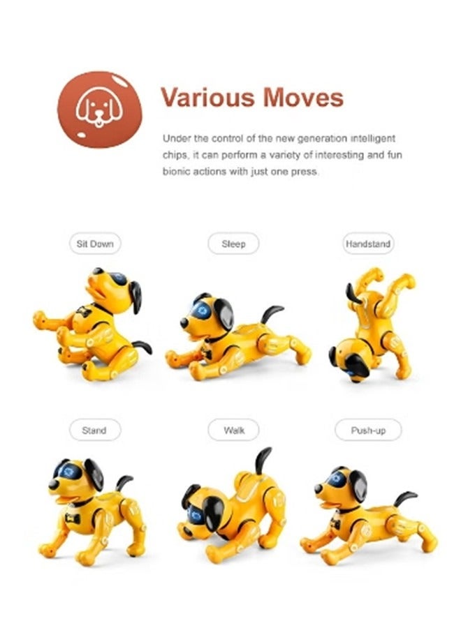 Remote Control Robot Dog - RC Imitate Pet Dog - Music, Dance, Action Programming, Touch Interaction - Smart Puppy - Kid Toy