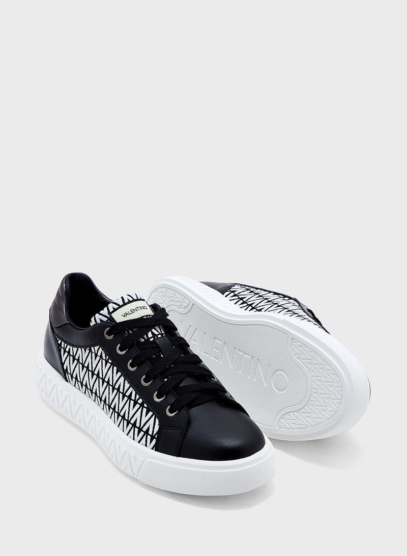 Lace Up Low Top Sneakers