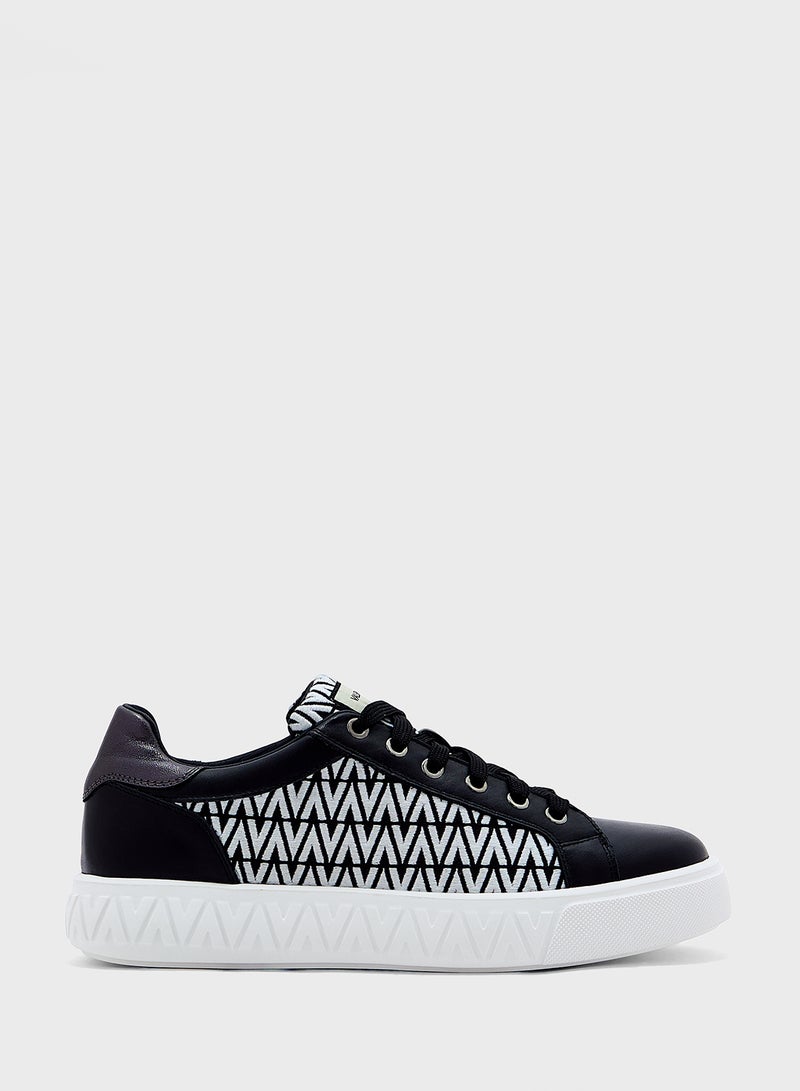 Lace Up Low Top Sneakers