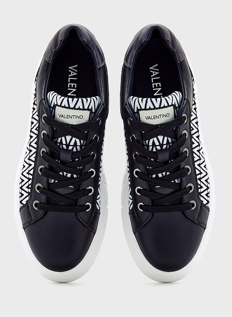 Lace Up Low Top Sneakers