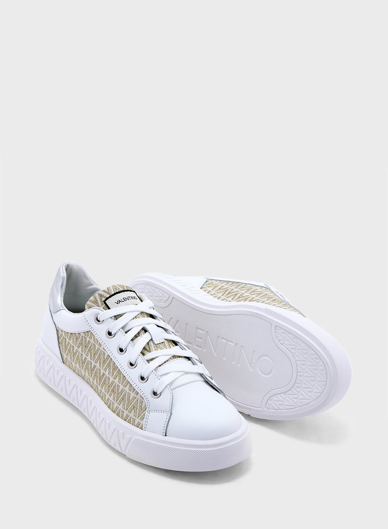 Lace Up Low Top Sneakers