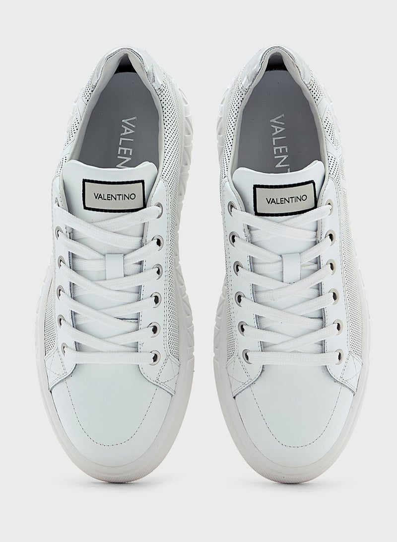 Lace Up Low Top Sneakers