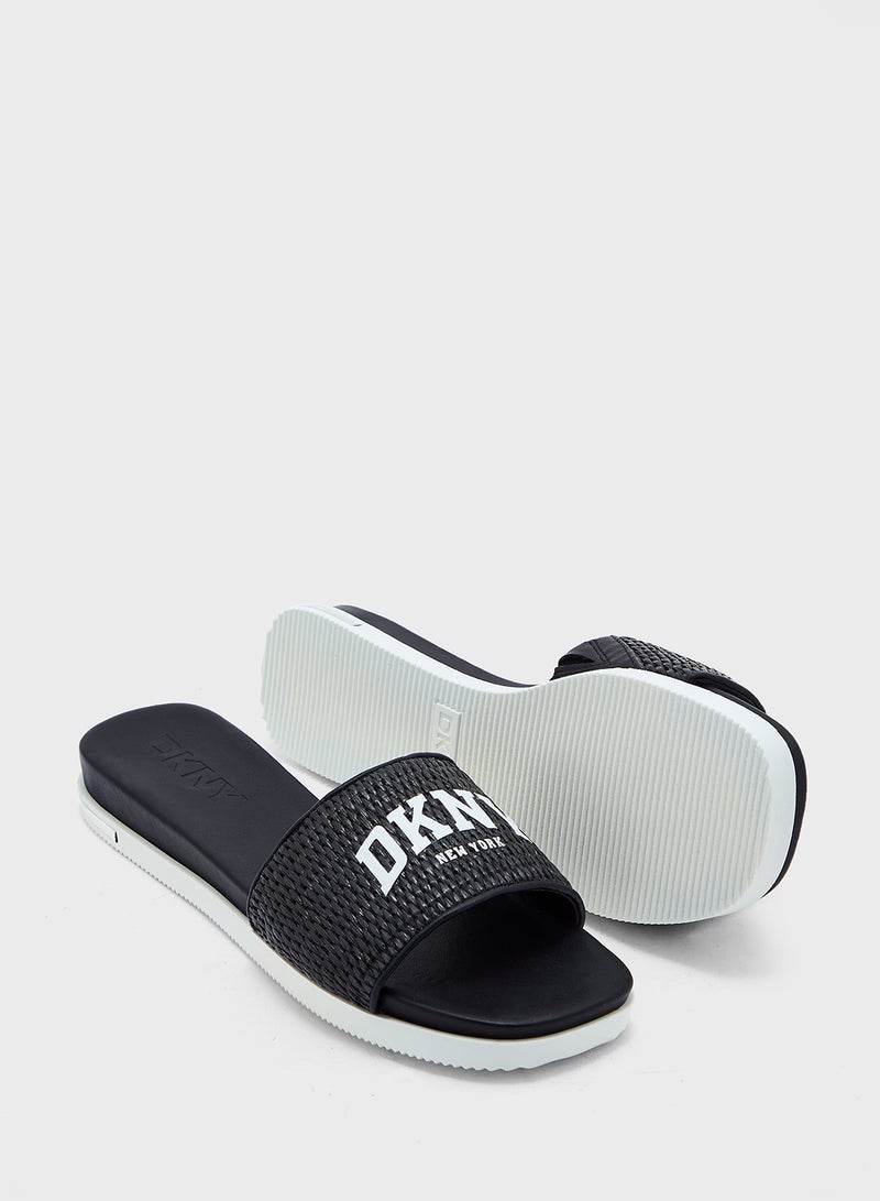 Joa Flat Slide Sandals