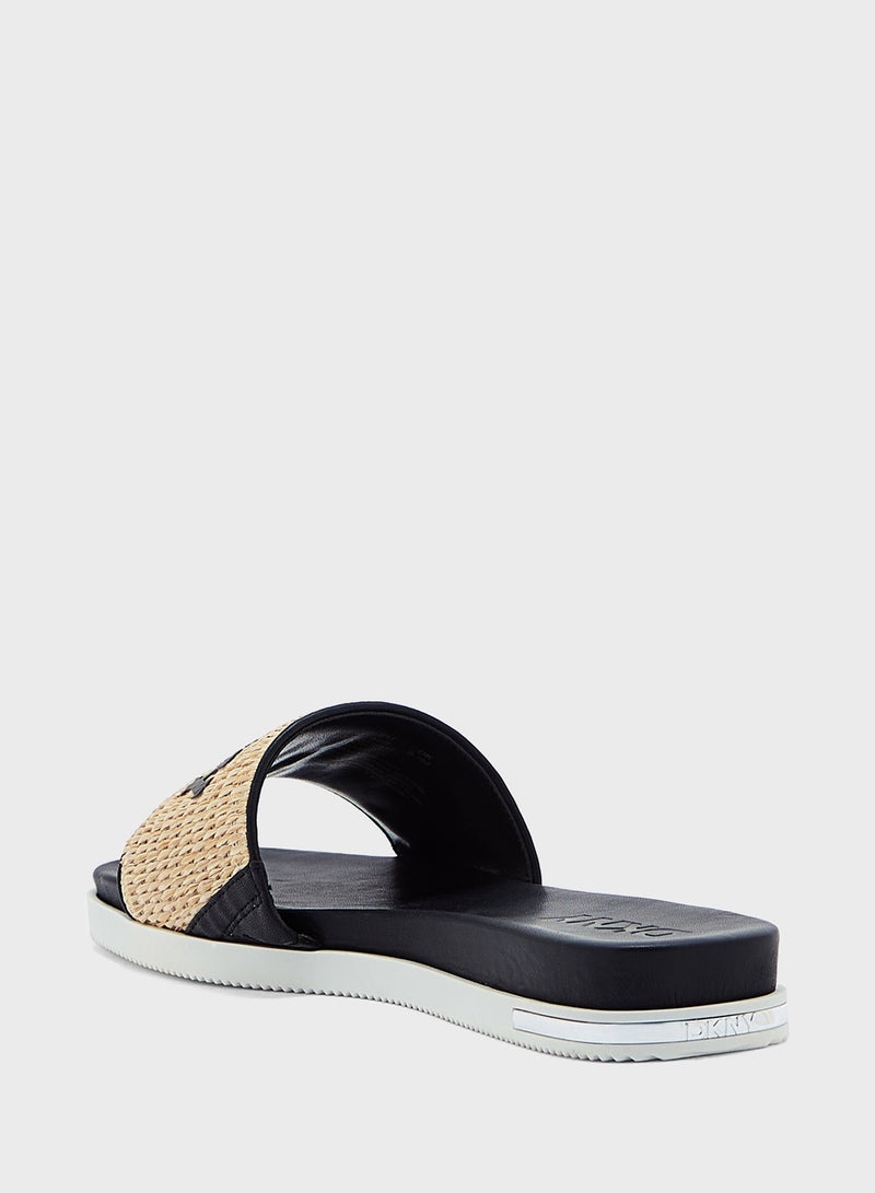 Joa Flat Slide Sandals