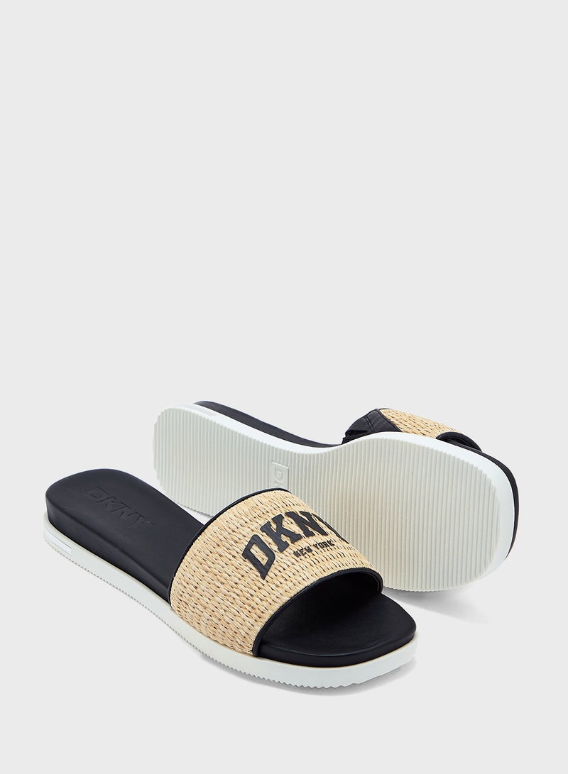 Joa Flat Slide Sandals