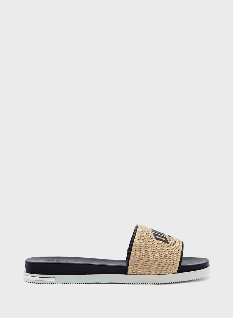 Joa Flat Slide Sandals