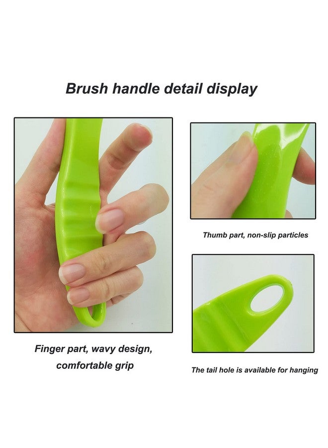 Foot Stone Brush Exfoliating Brush Shower Foot Srubber With Pumice(1 Pcs Green)