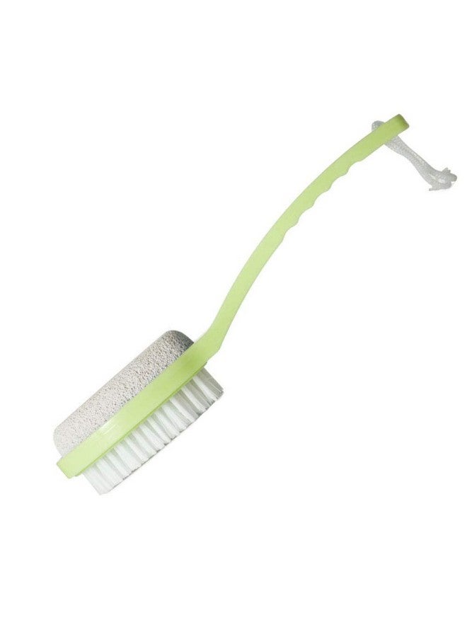 Foot Stone Brush Exfoliating Brush Shower Foot Srubber With Pumice(1 Pcs Green)